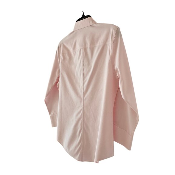 Petite Sophisticate Non-Iron Long Sleeve Button Down Shirt | NWT | SP | Pink - Picture 6 of 15